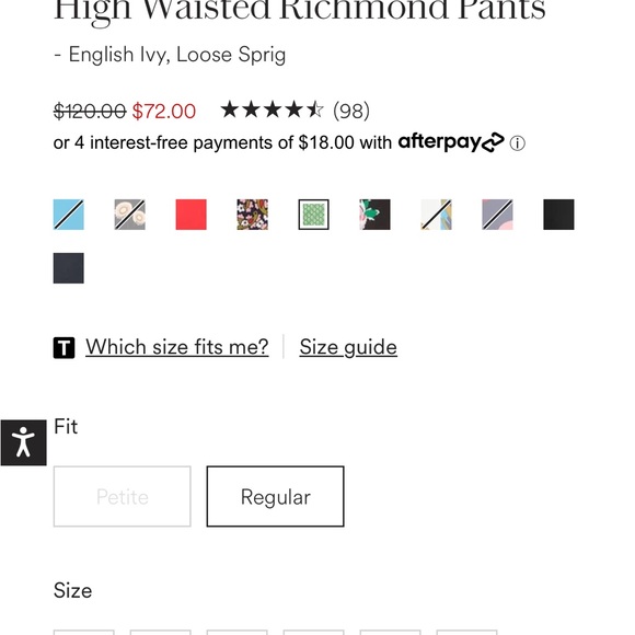 NWT Boden pants size 8 sold out online - Picture 2 of 11